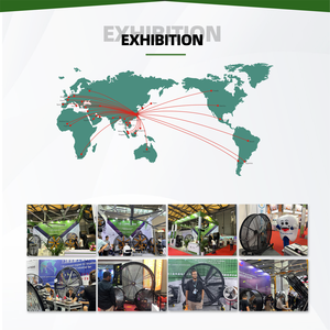 Ventiladores de flujo Industrial Axial de 520MM y 20 pulgadas, soplador de AC inalámbrico, ventilador de suelo de refrigeración de aire - Product Image 5