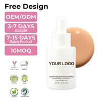 Créez votre propre logo – Hydratant teinté léger, maquillage quotidien, fond de teint teinté, super sérum 30 ml avec SPF 40