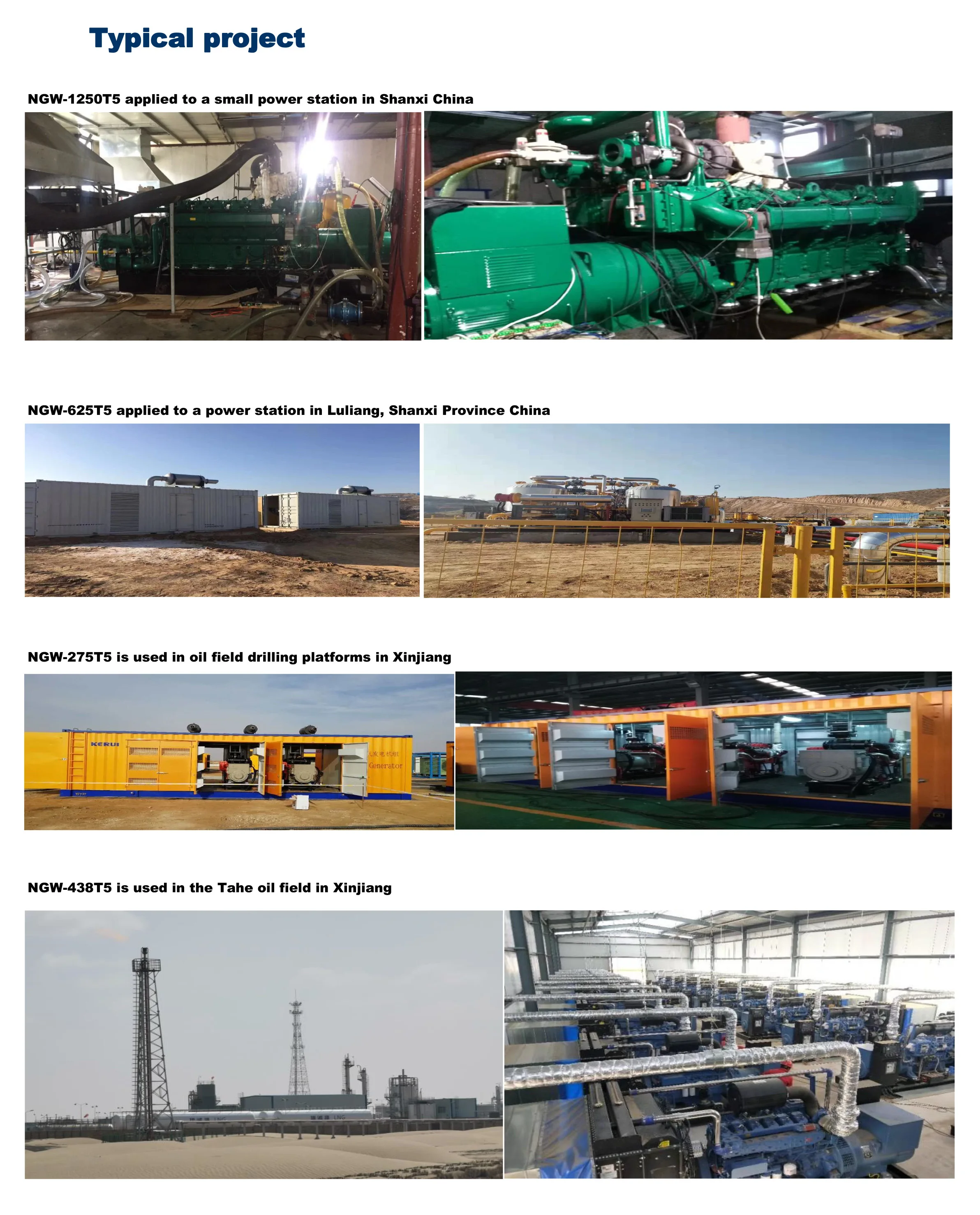 Gtl Manufacturer Gas Generator CHP Natural Gas Electric Genset Biogas Power Generator Set with Factory Price