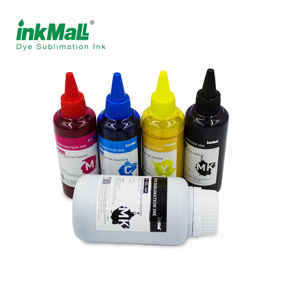 Impresión por transferencia térmica, tinta de sublimación de tinte de 100ml para impresora de sobremesa Epson R230 T50 R1390