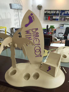 Espositore Cosmetico in Acrilico LED dal Design Moderno Personalizzato, Banco in Metallo per Negozi e Centri Commerciali - Product Image 5