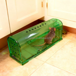 Trampa para Roedores Ecológica <span class=keywords><strong>de</strong></span> Captura Rápida, Caja Repelente <span class=keywords><strong>de</strong></span> Roedores <span class=keywords><strong>de</strong></span> ABS, Fácil <span class=keywords><strong>de</strong></span> Instalar, Reutilizable, para Uso en Interiores y Exteriores - Product Image 1