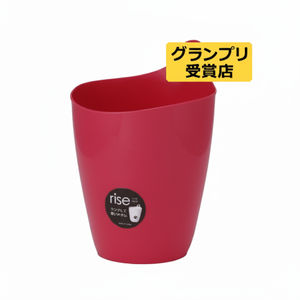 Inomata sacchetti di stoccaggio multiuso in plastica rosa custodia conveniente per l'organizzazione e la conservazione degli oggetti - Product Image 1