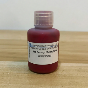 Perlas de PS teñidas con un solo grupo carboxílico en rojo, verde y azul para investigación bioquímica - Product Image 1