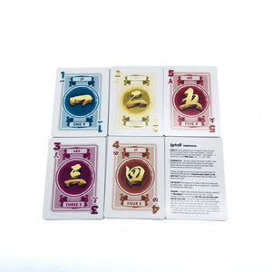 Professionnel personnalisé imprimer vos propres cartes de poker taille échange cartes de jeu en gros pour la famille - Product Image 5