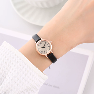 <span class=keywords><strong>Orologio</strong></span> da Donna Vintage al Quarzo Oro Rosa con Cinturino in Pelle PU Marrone, <span class=keywords><strong>Quadrante</strong></span> <span class=keywords><strong>Bianco</strong></span> con Numeri Romani - Elegante <span class=keywords><strong>Orologio</strong></span> da Polso N2605134 - Product Image 3