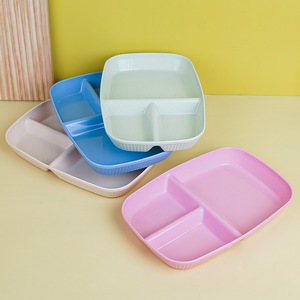 Assiette de service en paille de blé, couleur unie, écologique, pour le bureau ou comme cadeau - Product Image 2