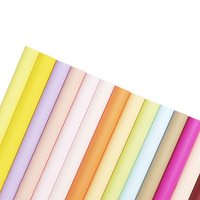 Papier d'emballage pour bouquet de fleurs Usee Wrap, imperméable, écologique, film iridescent bicolore, emballage cadeau pour bouquet, emballage laser