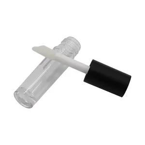 Boné preto vazio frascos de cosméticos tubo quadrado batom líquido lip gloss tubos