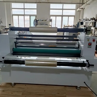 Machine de laminage professionnelle automatique rouleau à rouleau pour papier thermique chaud et froid, film Bopp Opp Pvc Pet métallisé