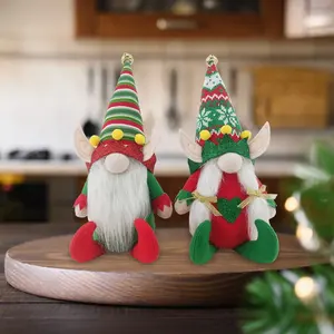 クリスマスGnome装飾卸売装飾ぬいぐるみ屋外ワインボトルカバー脚ぬいぐるみ装飾クリスマススタンディング