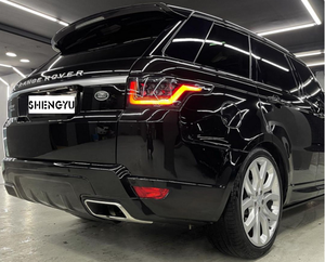 Kit carrosserie OEM adapté pour RANGE-ROVER Sport 2013-2017, transformant le modèle en version 2018-2020, avec pare-chocs avant et arrière et feux automatiques. - Product Image 6