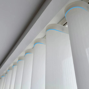 Bán Hot cơ giới rèm cửa sổ S gấp Rèm gấp ba lần Sheer cho phòng khách văn phòng Rèm màn - Product Image 6