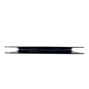 Plaque pivotante 302 mm x 2,3 mm en fer noir peint, design minimaliste, rotation libre à 360 degrés, base de quincaillerie pour mobilier, chaise de bureau - Product Image 2