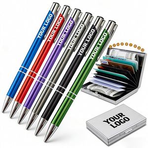 <b>Pen</b> With Logo Custom Aluminum Alloy Ball Low Price Wholesale Promotional Business <b>Gift</b> Ballpoint <b>Pens</b> - Product Image 1