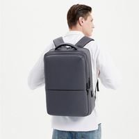 Top ventes LOGO personnalisé, sacoche d'ordinateur portable, sac à dos pour homme, sacs d'affaires décontractés en tissu Oxford étanches à l'eau de grande capacité pour hommes