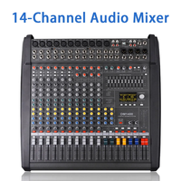 DM1400 Console audio numérique professionnelle 14 canaux mélangeur audio USB pour mariage sur scène de concert à grande échelle