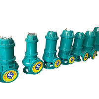5.5hp Wq pompe à eaux usées submersible sous-sol pompe de puisard à fosse sèche pompe à eaux usées