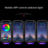 JYGD - Kit de Luces LED RGB para Coche, Impermeables IP65, Iluminación Interior a Todo Color para Automóviles, Motocicletas, Salpicaderos y Espacio para los Pies
