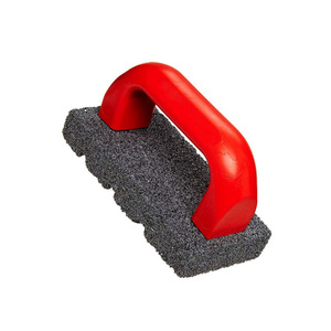 Ladrillo <span class=keywords><strong>SATC</strong></span> de carburo de silicio de grano 20 de 6 pulgadas por 3 pulgadas por 1 pulgada para aplicaciones de limpieza y abrasivas con respaldo de plástico - Product Image 5