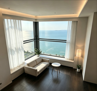 Fenêtre électrique intelligente à levage automatique pour balcon de villa, insonorisée, à grande vue, avec système de levage et de descente électrique