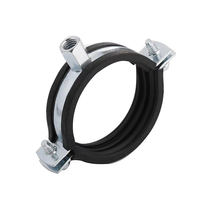 Collier de serrage métallique réglable robuste en acier inoxydable galvanisé pour tuyaux métriques