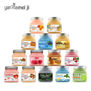Vente en gros Crème exfoliante blanchissante au lait à la rose personnalisée pour soin de la peau Crème exfoliante nettoyante pour le visage et le corps à base de fruits - Product Image 1