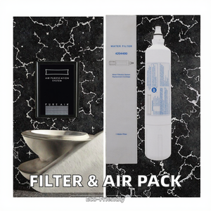 कॉम्बो पैक प्रतिस्थापन रेफ्रिजरेटर पानी फिल्टर 4204490 सक्रिय कार्बन वायु शुद्धिकरण कारतूस 7007067/7042798 - Product Image 4