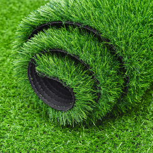 Venta caliente <span class=keywords><strong>precio</strong></span> directo de fábrica de césped artificial de fútbol paisajismo plantas artificiales hierba con fuego - Product Image 3