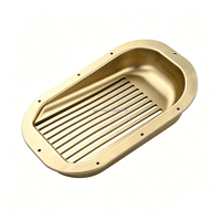 Muschelförmiger Rumpfsieb aus Messing, 1-4 Zoll Wasseransaugöffnung, Marine-Hardware