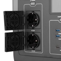 Stasiun Tenaga Portabel Aufiner 1024Wh 1500W LiFePO4 Generator Tenaga Surya Cadangan Daya Darurat untuk Rumah, Kemah, dan Aktivitas Luar Ruangan