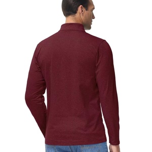 Sweat-shirt à demi-zip pour homme de qualité supérieure, manches longues, en molleton de coton, séchage rapide, imprimé personnalisé 1/4, style golf. - Product Image 3