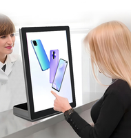 Tablette Android tactile POS de restaurant à écran portrait en forme de L de bureau avec Android