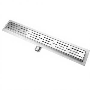 Drenaje Lineal de Acero Inoxidable 304, Canal de Drenaje Rectangular para Ducha, Superficie Pulida Antiolor para Baño y Hotel - Product Image 4