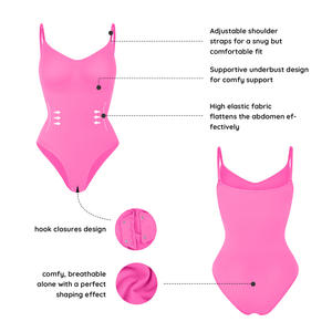Promoção Hexin Atacado Modelador Corporal Emagrecedor Redutor de Abdômen Body Shapewear Respirável sem Costura para Mulheres - Product Image 3