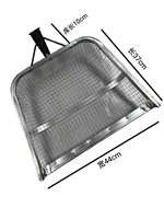 Outil de jardinage en acier durable, tamis en métal robuste, pelle à tamiser le sable