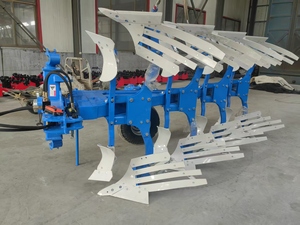 Arado de Surco de Alta Productividad de 4 Filas con Motor Diésel, Diseño Hidráulico Reversible y Accesorio de Disco Giratorio para Tractor - Product Image 4