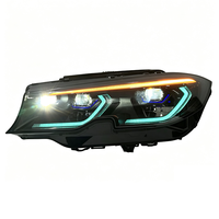 Ensemble de phares laser pour BMW Série 3 G20 G28 2019-2022, mise à niveau des phares avant, accessoires automobiles, RGB fumé, Plug and Play