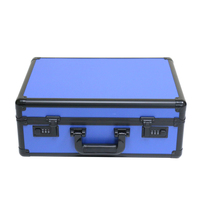 Mallette de rangement en aluminium noir argenté de haute qualité, étui de transport pour cartes à collectionner, étui en aluminium avec personnalisation OEM ODM