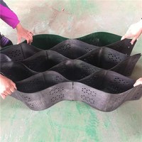Géocell en alliage nano HDPE PP PCA, stabilisateur de sol pour la construction de routes, d'autoroutes et de chemins de fer