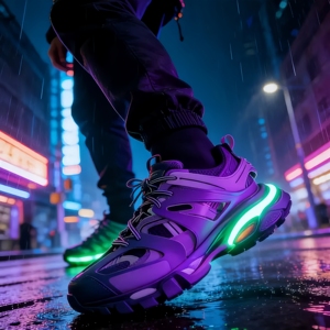 Sneakers di Lusso Originali Serie LED, <span class=keywords><strong>Scarpe</strong></span> da Corsa Retrò alla Moda, Famosa Linea 3.0 LED di Design - Product Image 2