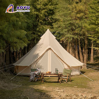 Tentes de camping Tente de villégiature Tente de villégiature de luxe pour hôtel Safari d'hiver Tente de glamping d'extérieur