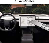 Protecteur d'écran pour Tesla Model Y Juniper 2025 2026 Anti-empreintes digitales 9H Verre trempé transparent Compatible Model 3 Highland