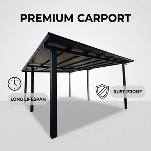 SUNTO personnalisé motorisé moderne jardin étanche au feu résistant à la pourriture durable extérieur en alliage d'aluminium Pergola abri d'auto - Product Image 3