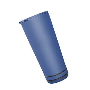 Stainless steel smart water cup can be connected to double wall insulation with lid travel available