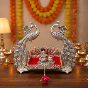 Columpio para Pájaros de Aluminio Hecho a Mano con Detalles Artísticos de Ramas y Metalistería Decorativa para un Elegante Adorno de Interior para el Hogar - Product Image 5