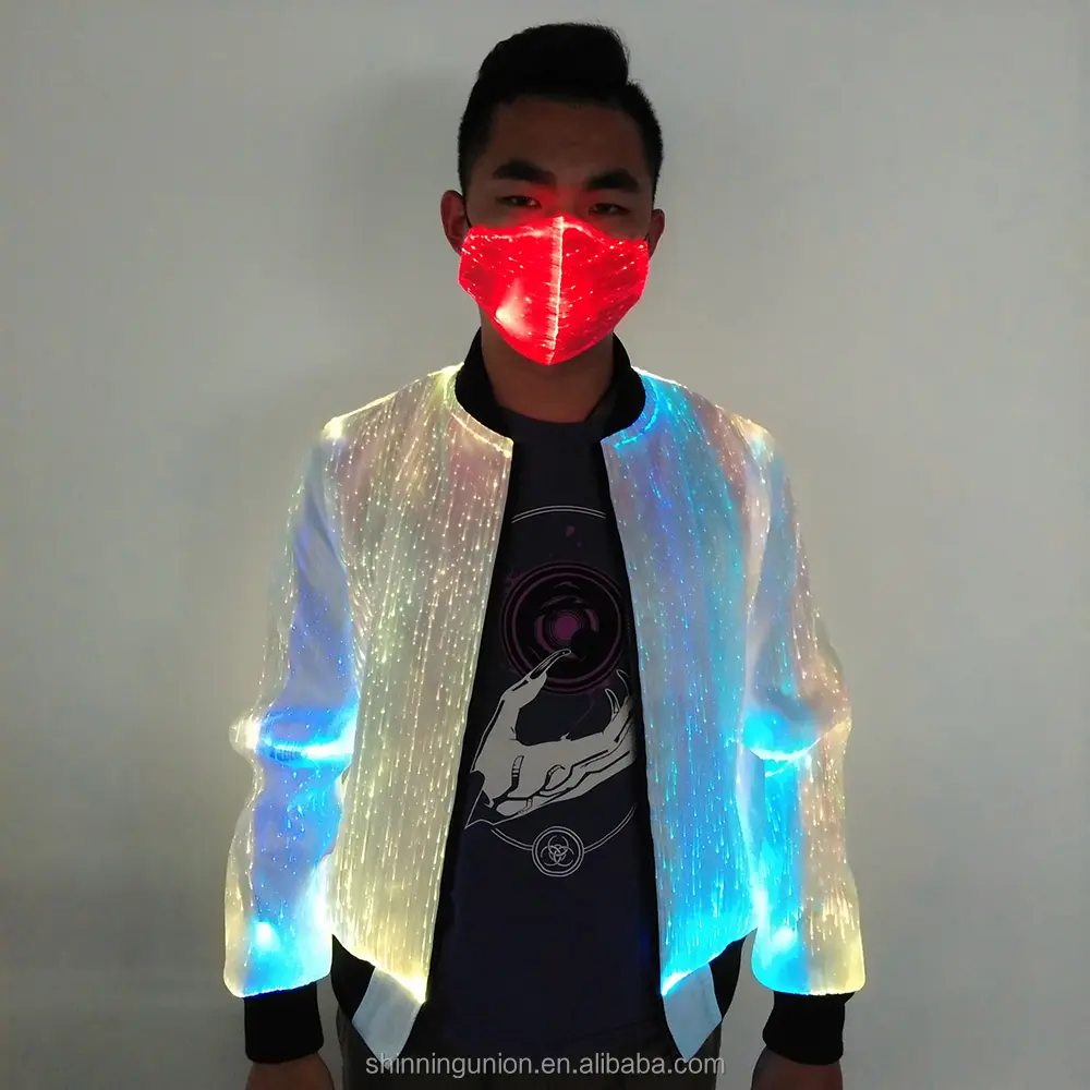 Abiti leggeri a LED-giacche di lusso Performance Wear costumi a LED per adulti