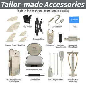 Itaostar d03e mới Inflatable đứng mái chèo padel Board ván lướt sóng Bền PVC + EVA + Drop Stitch sup paddleboard 1-3 năm bảo hành - Product Image 5