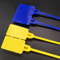 Sceaux de sécurité en plastique anti-effraction, attaches à câble, étiquettes de sécurité, grandes étiquettes d'expédition, attaches suspendues