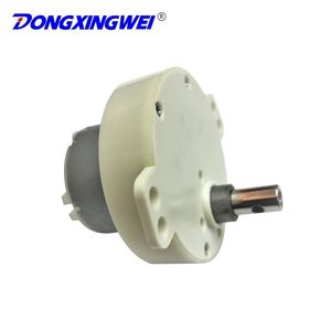 Motor de CC con engranajes Dongxingwei de 42 mm con montaje de brida, motor eléctrico en miniatura de imán permanente para aplicaciones de juguetes - Product Image 1